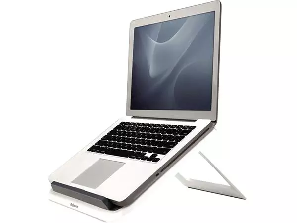 Een Laptopstandaard Fellowes I-Spire Quick Lift wit koop je bij Totaal Kantoor Goeree