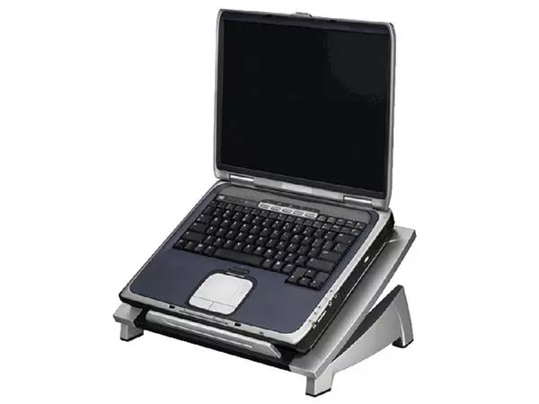 Een Laptopstandaard Fellowes Office Suites zwart/grijs koop je bij Van Leeuwen Boeken- en kantoorartikelen