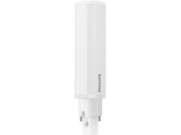 Een Ledlamp Philips CorePro G24D-2 2pin 6.5W 650lumen 3000K warm wit koop je bij EconOffice