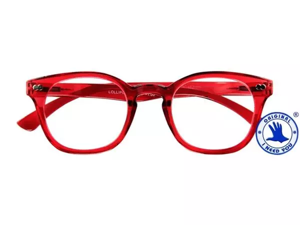 Een Lunettes de lecture I Need You +1.00 dpt Lollipop rouge koop je bij Van Hoye Kantoor BV