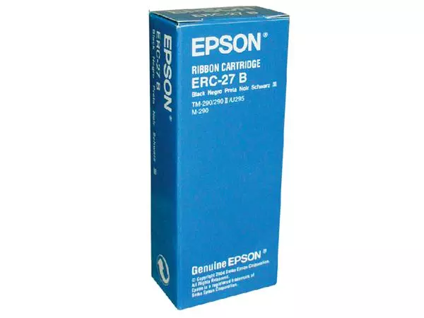 Een Lint Epson S015224 voor ERC27 nylon zwart koop je bij Alles voor uw kantoor