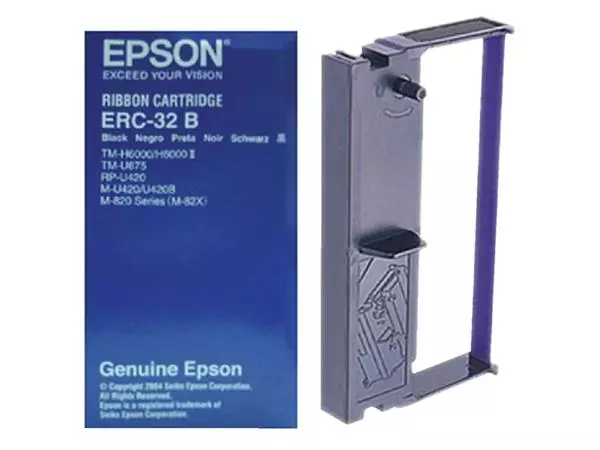 Een Lint Epson S015371 voor ERC-32B nylon zwart koop je bij EconOffice