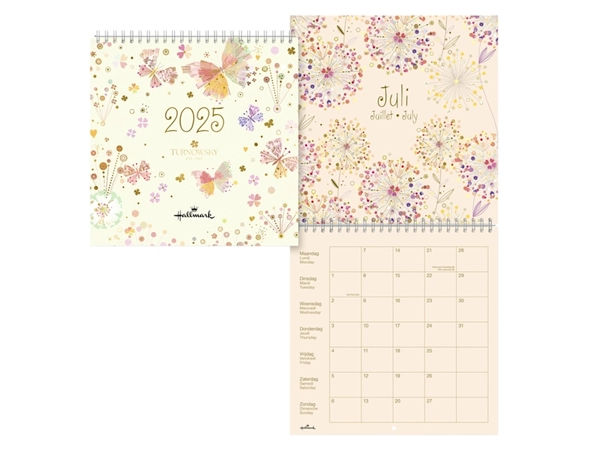 Een Maandkalender 2025 Hallmark Turnowsky 210x210mm koop je bij De Angelot