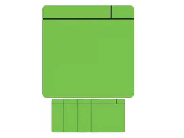 Een Magneet scrum 75x75mm groen koop je bij Van Leeuwen Boeken- en kantoorartikelen