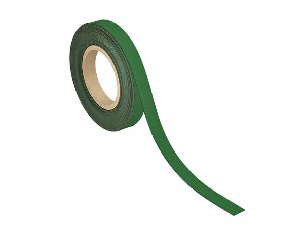 Een Magneetband MAUL beschrijf- wisbaar 10mx20mmx1mm groen koop je bij KantoorProfi België BV
