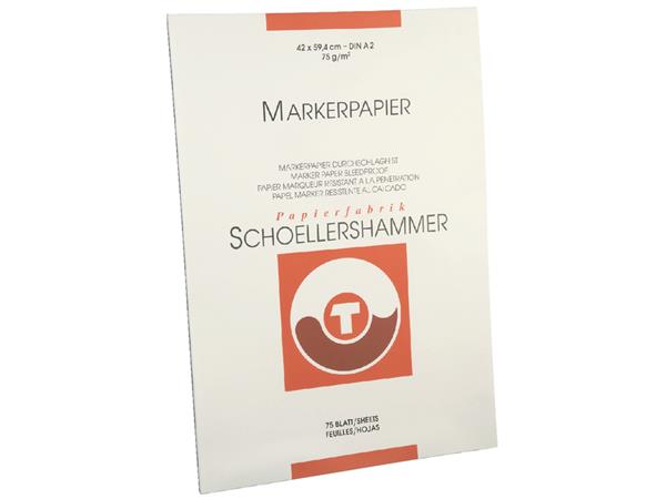 Een Markerblok Schoellershammer A2 75gr wit koop je bij L&N Partners voor Partners B.V.