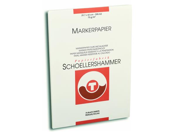 Een Markerblok Schoellershammer A3 75gr wit koop je bij Unimark Office B.V.