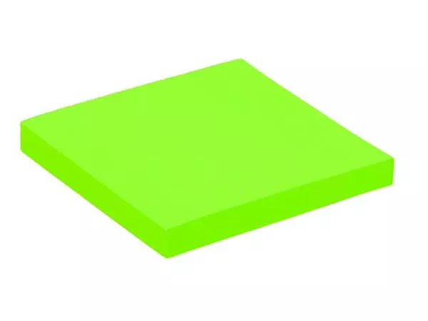 Een Memoblok Quantore 76x76mm neon groen koop je bij KantoorProfi België BV