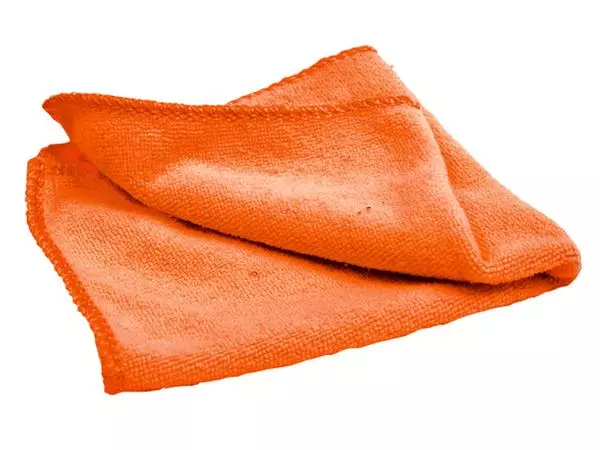 Een Microvezeldoek Nobo oranje koop je bij Van Leeuwen Boeken- en kantoorartikelen