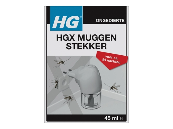 Een Muggenstekker HG HGX 45ml koop je bij Totaal Kantoor Goeree