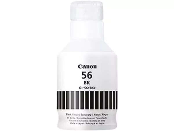 Een Flacon navulinkt Canon GI-56 zwart koop je bij L&N Partners voor Partners B.V.