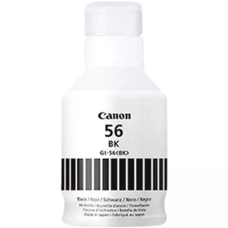 Een Flacon d'encre Canon GI-56 170ml noir koop je bij QuickOffice BV