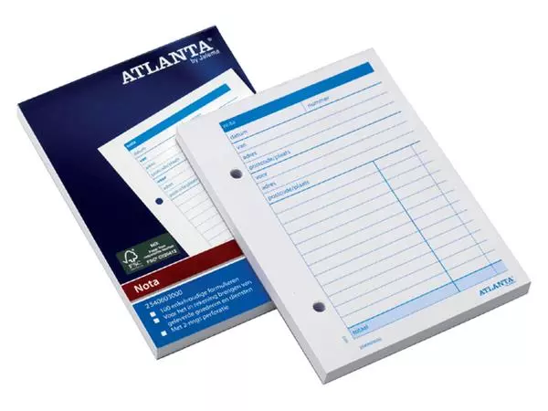 Een Notablok Atlanta A6 100vel koop je bij L&N Partners voor Partners B.V.