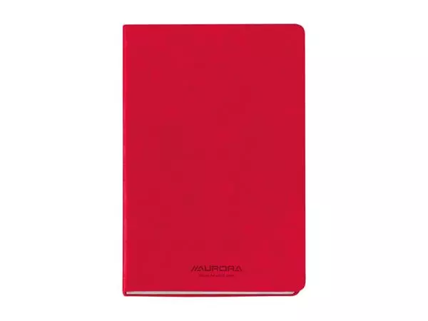 Notitieboek Aurora Capri A5 192blz lijn 80gr rood