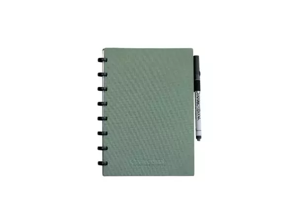 Een Notitieboek Correctbook A5 lijn 40blz linnen olive green koop je bij EconOffice