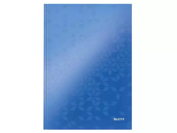 Een Notitieboek Leitz WOW A4 160blz 90gr lijn blauw koop je bij KantoorProfi België BV