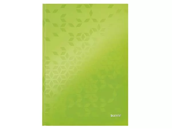 Een Notitieboek Leitz WOW A4 160blz 90gr lijn groen koop je bij Kantoorvakhandel van der Heijde