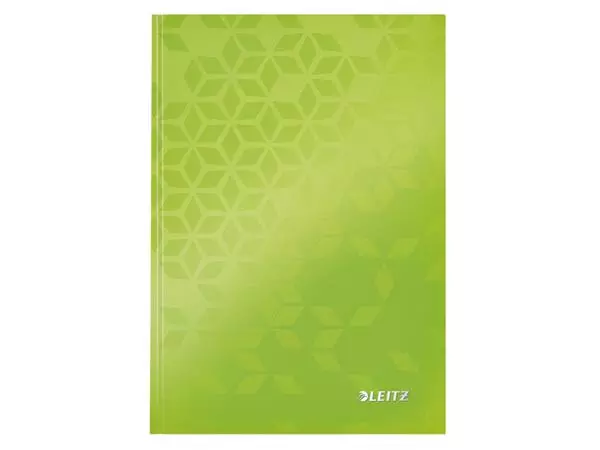 Een Notitieboek Leitz WOW A5 160blz 90gr lijn groen koop je bij KantoorProfi België BV