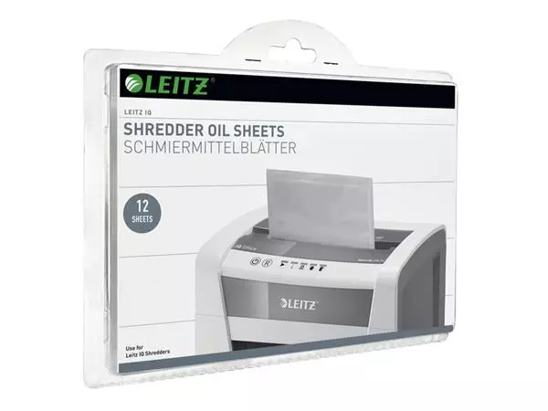 Een Olie voor papiervernietiger sheet Leitz IQ 12vel koop je bij Kantoorvakhandel van der Heijde