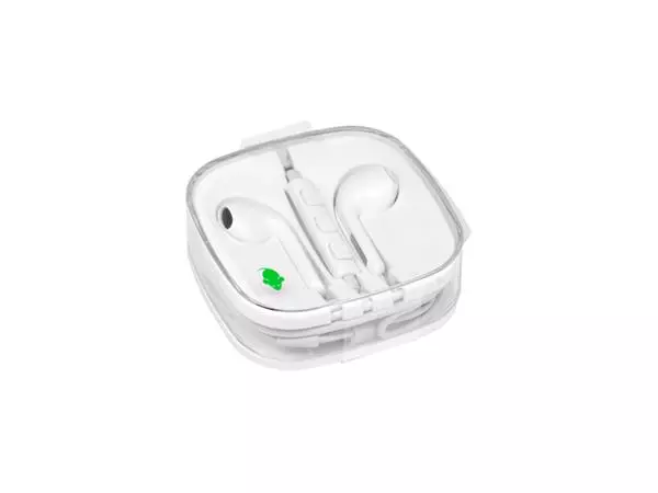 Een Oortelefoon Green Mouse met 3.5mm jack aansluiting koop je bij Totaal Kantoor Goeree