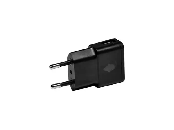 Een Oplader Green Mouse USB-A 1X 1A zwart koop je bij MV Kantoortechniek B.V.