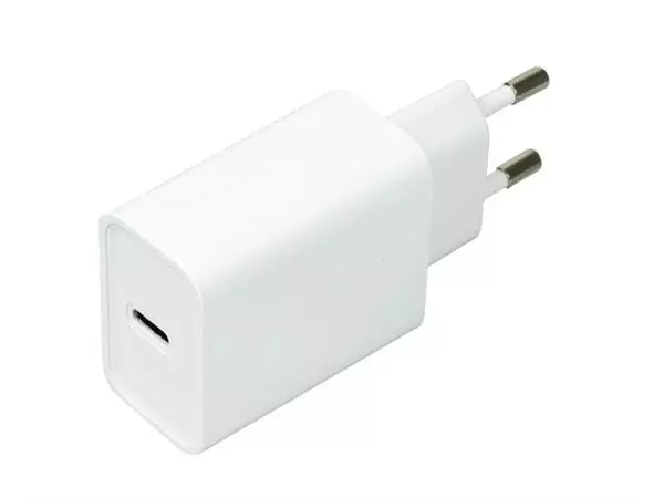 Een Oplader Green Mouse USB-C 20w 1x wit koop je bij L&N Partners voor Partners B.V.