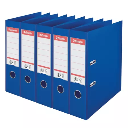 Een Ordner Esselte Vivida No.1 multipack 75mm A4 5 stuks blauw koop je bij Van Leeuwen Boeken- en kantoorartikelen