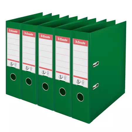 Een Ordner Esselte Vivida No.1 multipack 75mm A4 5 stuks groen koop je bij Tonerinktshop