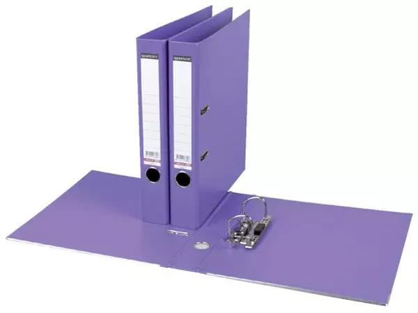 Een Ordner Quantore A4 50mm PP violet koop je bij Van Leeuwen Boeken- en kantoorartikelen
