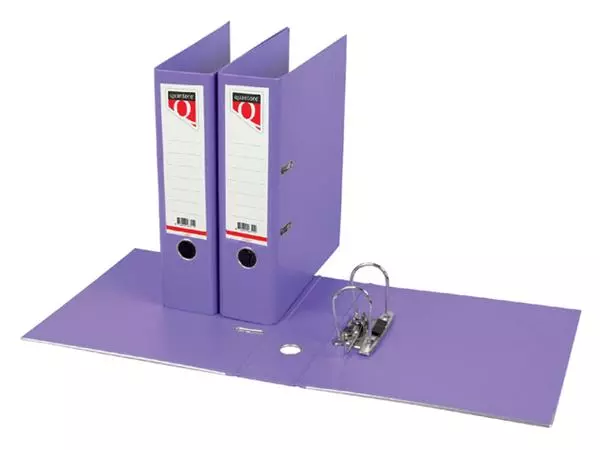 Een Ordner Quantore A4 80mm PP violet koop je bij Goedkope Kantoorbenodigdheden