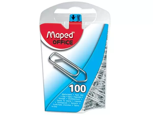 Paperclips Maped klein staal 100st