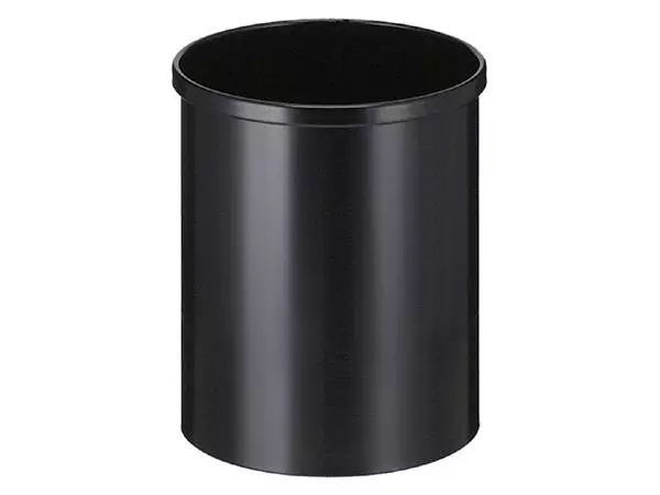 Een Papierbak Vepabins rond Ø25.5cm 15 liter zwart koop je bij L&N Partners voor Partners B.V.