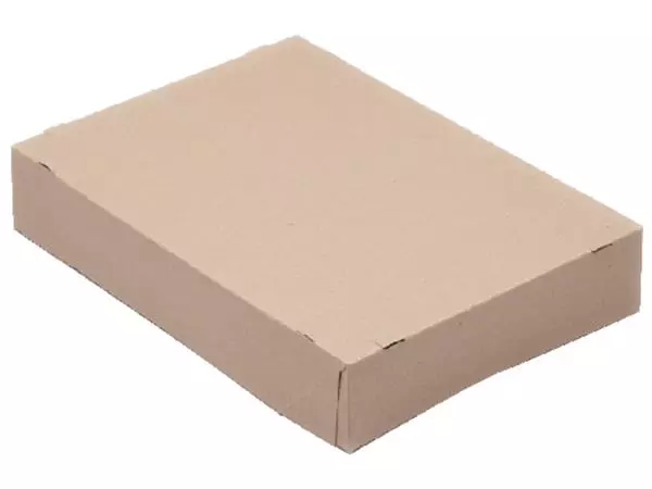 Een Paraatdoos CleverPack A4 305x218x55mm voor 500 vel bruin pak à 10 stuks koop je bij EconOffice