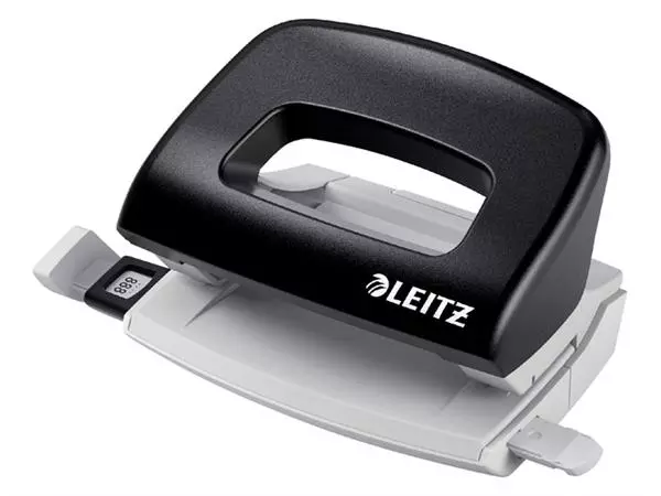 Een Perforator Leitz Nexxt mobiele 10 vel zwart koop je bij Goedkope Kantoorbenodigdheden