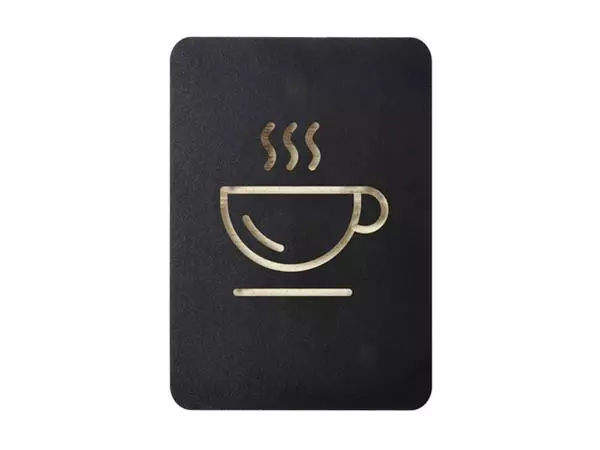 Een Pictogram Europel koffie zwart koop je bij Van Leeuwen Boeken- en kantoorartikelen
