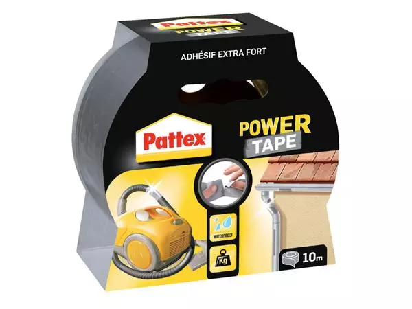 Een Plakband Pattex Power Tape 50mmx10m grijs koop je bij L&N Partners voor Partners B.V.
