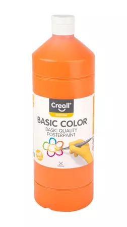 Een Plakkaatverf Creall basic oranje 1000ml koop je bij Goedkope Kantoorbenodigdheden