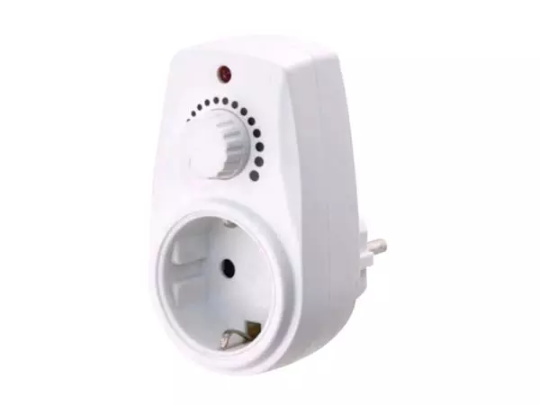 Een Plug-in dimmer DeWarmeMat wit koop je bij MV Kantoortechniek B.V.