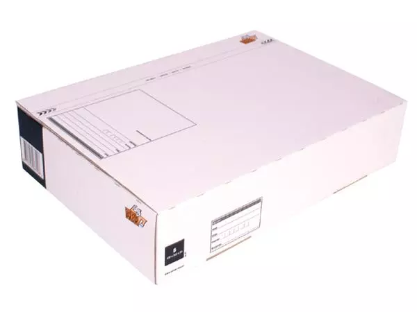 Een Postpakketbox 5 CleverPack 430x300x90mm wit koop je bij Van Leeuwen Boeken- en kantoorartikelen