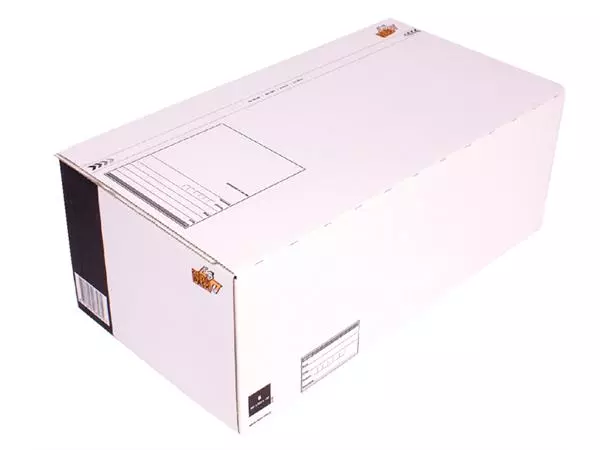 Een Postpakketbox 6 CleverPack 485x260x185mm wit pak à 25 stuks koop je bij Van Hoye Kantoor BV