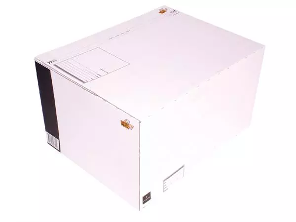 Een Postpakketbox 7 CleverPack 485x369x269mm wit pak à 25 stuks koop je bij Van Hoye Kantoor BV