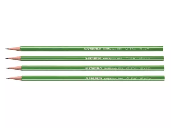Een Potlood STABILO Greengraph 6003 HB koop je bij Van Hoye Kantoor BV