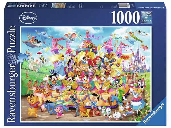 Puzzel Disney Disney optocht 1000 stukjes