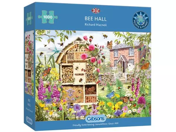 Een Puzzel Gibsons Bee Hall 1000st koop je bij MV Kantoortechniek B.V.