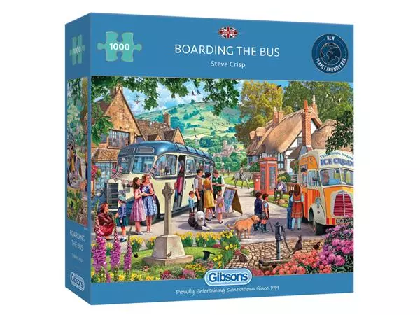 Een Puzzel Gibsons Boarding the Bus 1000st koop je bij Ziffo Kantoorcentrum BV