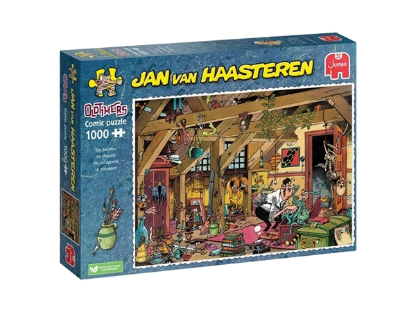 Een Puzzle Jan van Haasteren Oldtimers Le célibataire 1000 pièces koop je bij Van Hoye Kantoor BV