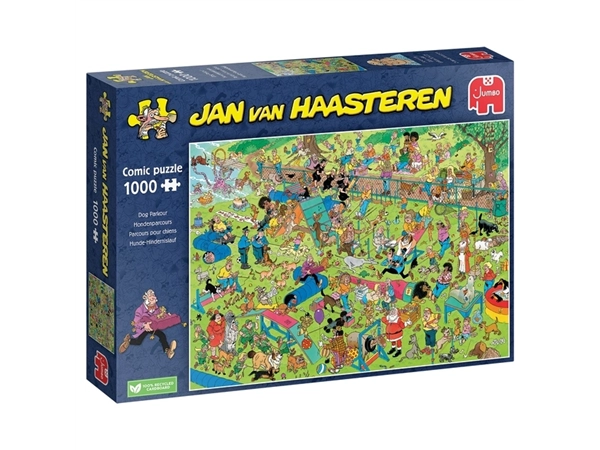 Een Puzzel JvH Hondenparcours 1000st koop je bij Van Hoye Kantoor BV