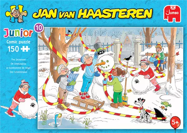 Een Puzzel JvH Junior 10 De sneeuwpop 150st koop je bij Goedkope Kantoorbenodigdheden