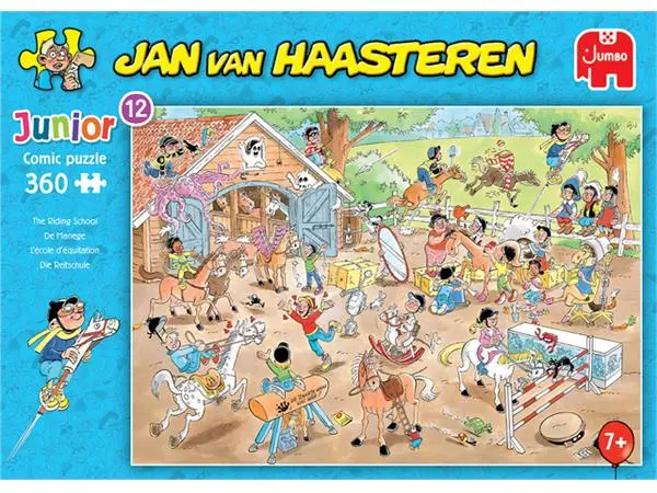 Een Puzzel JvH Junior The Riding School 360 stukjes koop je bij Goedkope Kantoorbenodigdheden