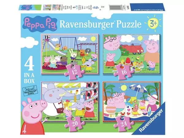 Een Puzzel Peppa Pig 4in1 12/16/20/24 st koop je bij Goedkope Kantoorbenodigdheden